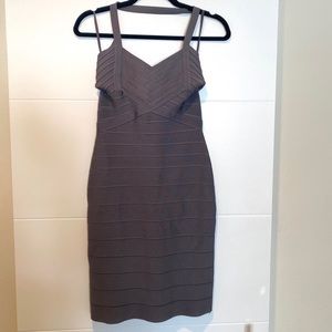 Herve Leger Charcoal dress